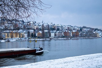 Ship at the Rhine