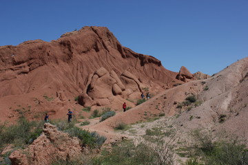 Fototapeta premium red sand mountains