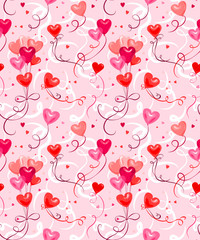 Balloons holiday seamless