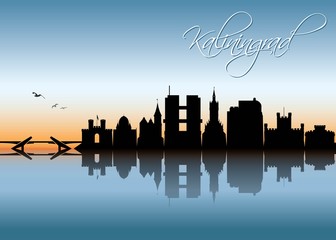 Obraz premium Kaliningrad skyline - Russia