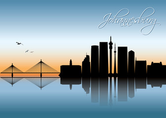 Obraz premium Panoramę Johannesburga - RPA