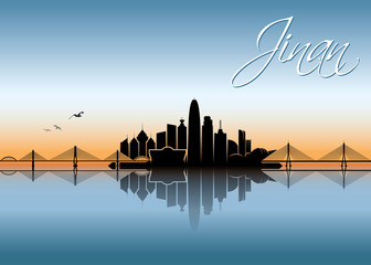 Jinan skyline - China
