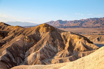 Zabriskie Point in Death Valley, California 