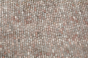 empty stone road texture, view from above, nobody