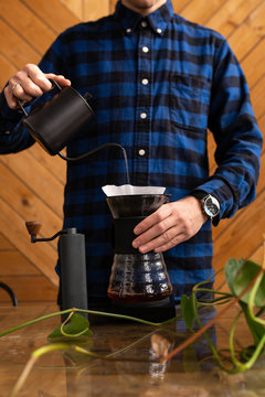 Pour-Over Coffee.
