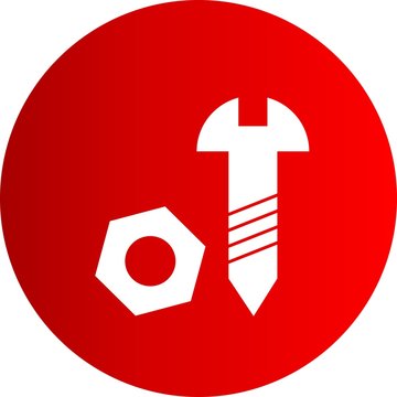Vector screw icon
