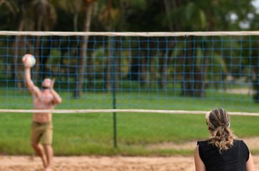 beach volleyball