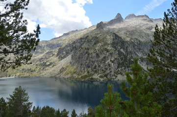 Fototapeta premium lac montagne