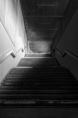 Passage stairways in low light