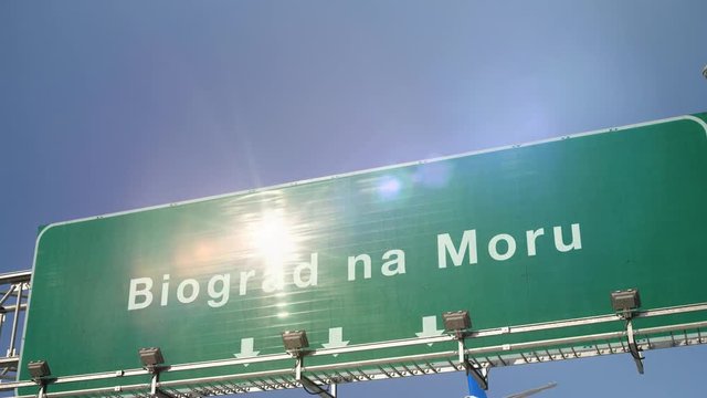 Airplane Landing Biograd na Moru