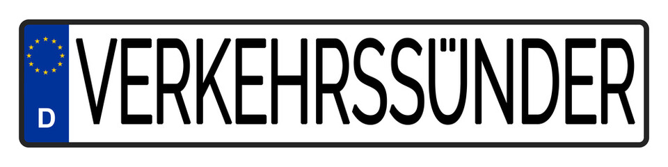 Kennzeichen: Verkehrssünder