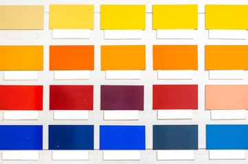 Set of rectangular color layouts for design.