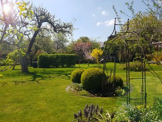 Landscape View of a Beautiful Landscape Garden