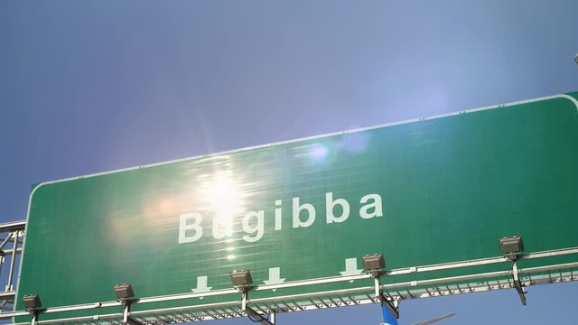 Airplane Landing Bugibba