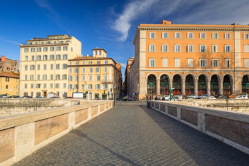 Fototapeta premium Architecture of the old town in Rome, Italy
