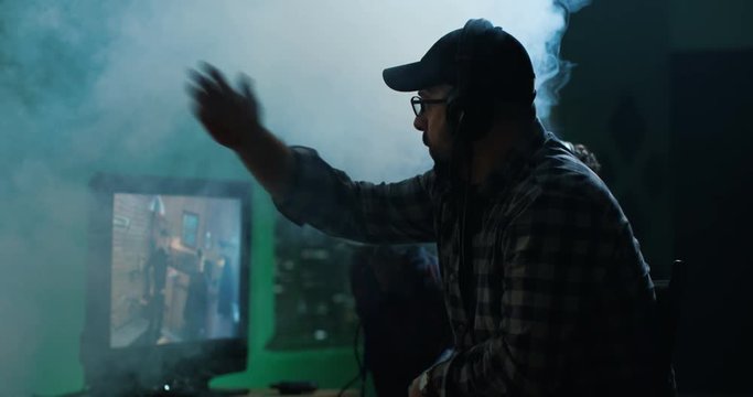 Filmmaker Shouting On Workers While Working On Movie