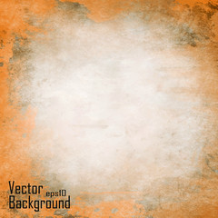 Orange grunge paper background