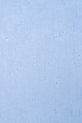Frosty patterns on a frozen ice box in the early morning