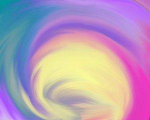 beautiful pastel strokes swirling towards the center of a background