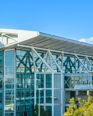 Obraz premium Santiago de Chile Airport Exterior Facade