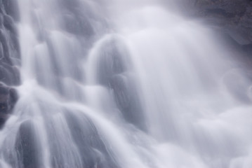 Naklejka na ściany i meble Long Camera Exposure of Amicalola Falls in Dawsonville Georgia USA
