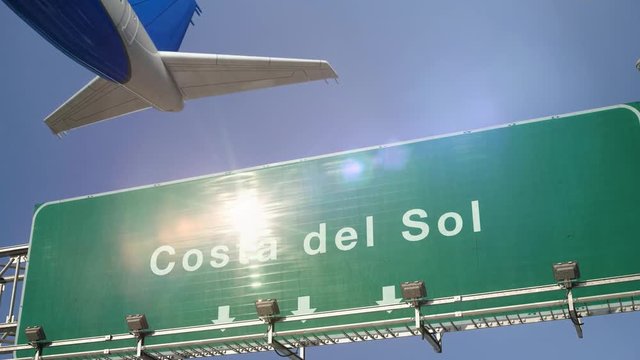 Airplane Take off Costa del Sol