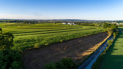 Amish Farm Lands from Above 26