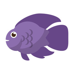 Fish sea animal cartoon