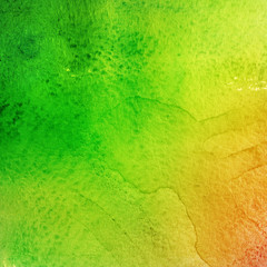 Colorful bright ink and watercolor textures on white paper background. Paint leaks and ombre effects. Hand painted abstract image.