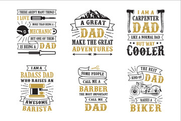father s Day Saying and Quotes. Cooler dad Set, good for print