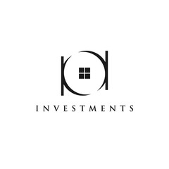 Fototapeta premium Building Investment Logo.
