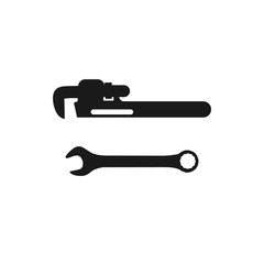 Wrench Tools Vector.