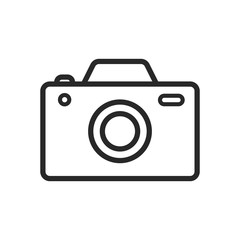 Photo Camera icon vector
