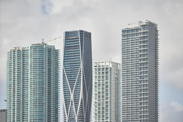 Group of highrise buildings in Miami