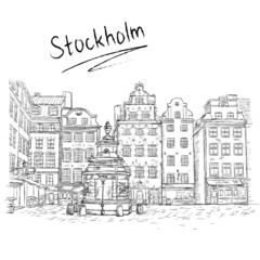 Stockholm  Gamla Stan graphics