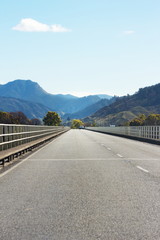 A state highway bridge in scenic New Zealand