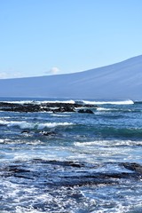 Ocean waves on the rocks
