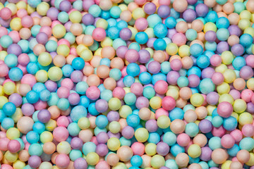 Colorful bright background, multi-colored balls. Sweet nice background candy. 