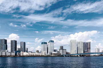 Obraz premium (東京都ｰ都市風景)海浜公園から望むウォーターフロント風景１１