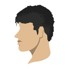 Man faceless head avatar