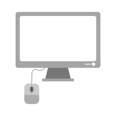 computer screen amd mouse symbol