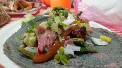 Taco de carnitas tradicional 