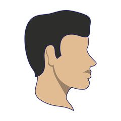 Man faceless head avatar