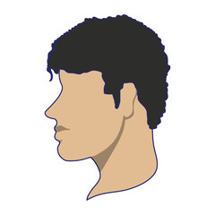 Man faceless head avatar