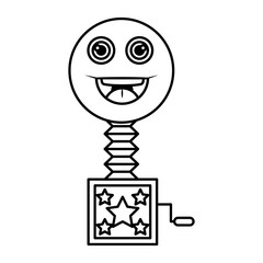 surprise box with happy fool face