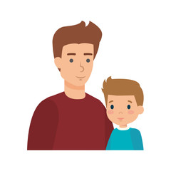 father with son characters