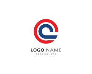 Fototapeta premium C letter logo vector