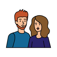 couple avatar characters icons