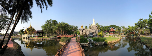 Panorama from The Ramayana Garden