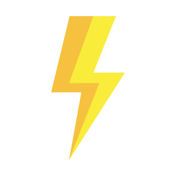 cute ray thunder icon